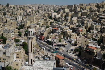 Mosque minaret in Amman