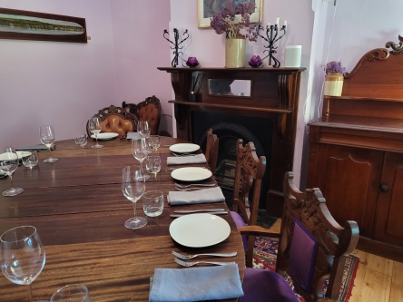 Private dining in the Watervale Hotel in the Clare Valley