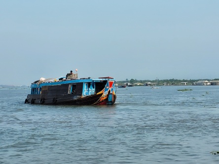 Vessels on the Mekong Delta