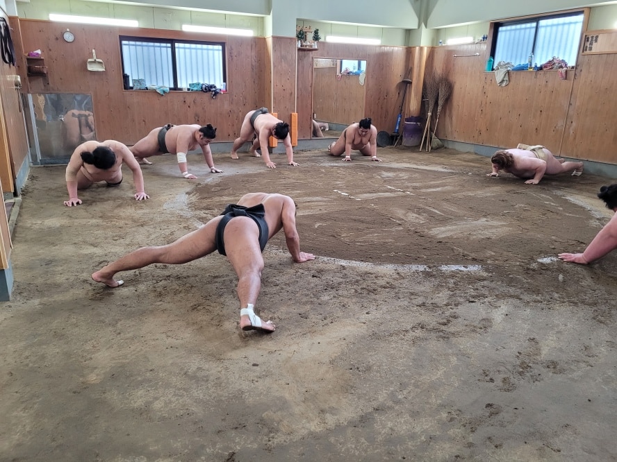 Sumo Training in Japan