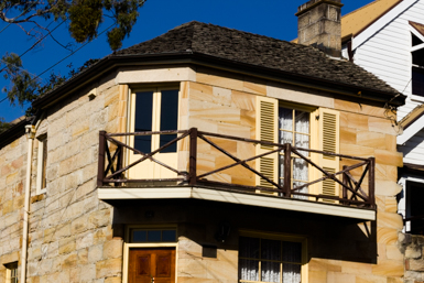 Sandstone building in Balmain