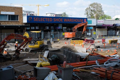 High Street Road Works Penrith