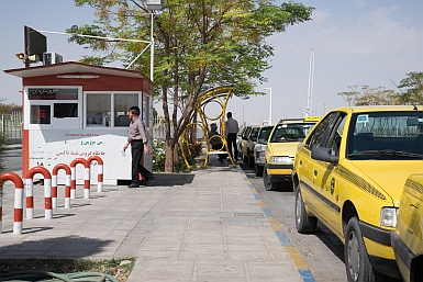 Taxi Rank at Yazd Bus Station