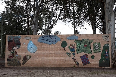 Wall in Parry Park