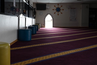 Inside Lakemba Mosque