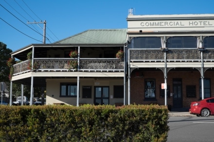 Balustrade of Commercial Hotel Morpeth 