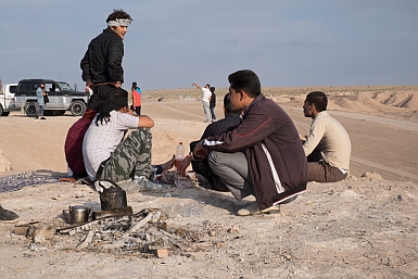 Picnic in the Iranian Desert