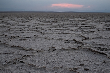 The Salt Lake of the Maranjab Desert