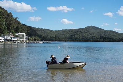 Fishing on Patonga Creek