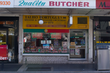 Portuguese butcher in Petersham