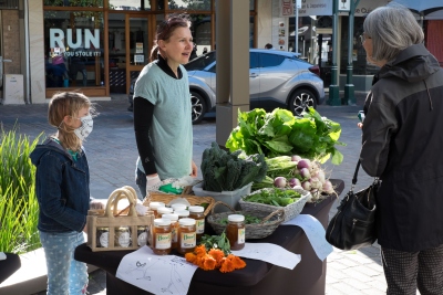 Fresh veggies from Blue Boat Farm Stall at Maitland Market