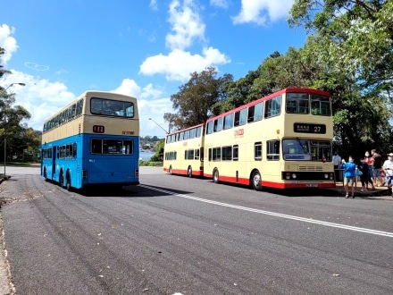 Three Hong Kong buses get an outing in Sydney