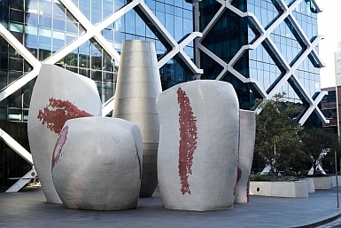 Anenome outside Macquarie Bank Barangaroo